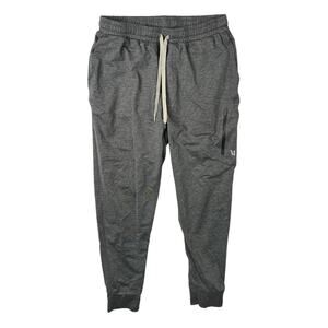Vuori Sunday Performance Joggers Dark Gray Slim Fit Pants Athleisure Mens Small